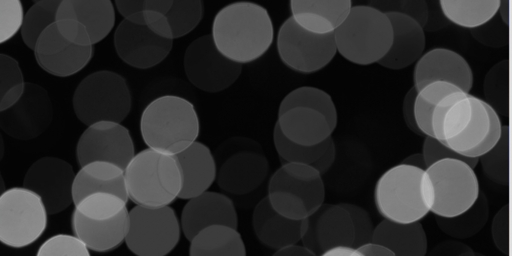 Default icon of black and white blurry dots